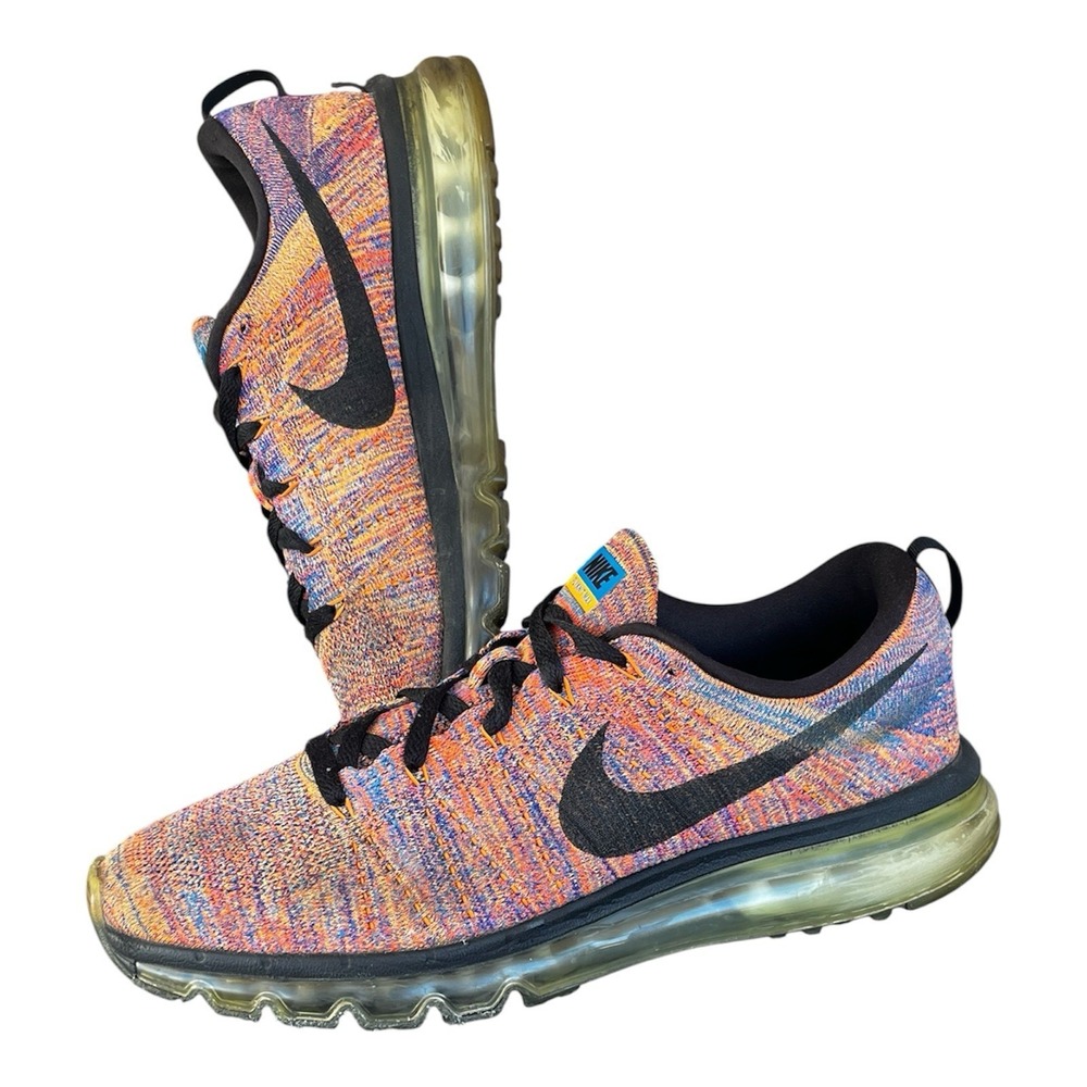Men's Size 11.5 Nike Air Max 2015 Flyknit Crimson Tide Multi Color Running Shoes